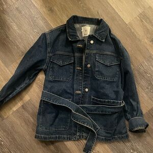 Dark jean Mango jacket